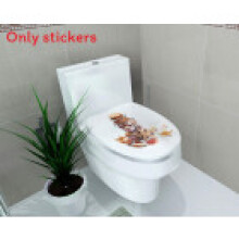 (Starfish) Bathroom Toilets Marine Animals And Flowers Removable Stickers Self Adhesive
