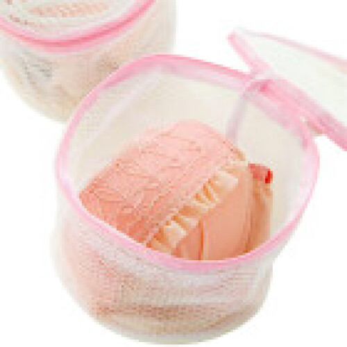 Fabric Storage Organizer Bag With Support Frame For Lingerie Delicate Bras