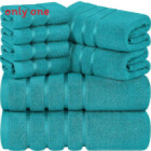 (Lake Blue, 40x71cm) Bath Cotton Pure Towels With Soft Absorbent Fabric And Solid Color Use For Home