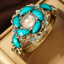 (Green) Ladies Wristwatch Quartz With Alloy Case And Dial For Womens Casual Wear Office And