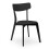 Set of 2 Casa Black Dining Chairs 3