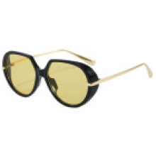 (Yellow)Fashionable Vintage Sunglasses With Impactresistant Pc Lenses For Parties Performances Stage