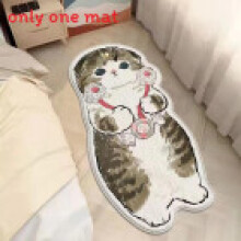 (Style 14, 40x60cm) Cartoon Mofusand Shape Floor Mat With Polyester Fabric For Home Office And