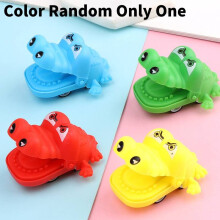 (Crocodile)Mini Crocodile Dog Hippopotamus Toy Inertia Drive Puzzle Early Child Education