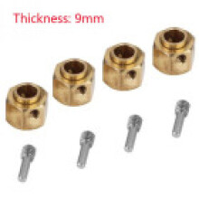 (9mm) Add Heavy Brass Weight Widening Hex Hubs For 110 Rc Crawler Trx4 Trx4 Traxxas