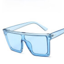 (BlueFrame)Occhiali moda oversize trendy con lenti pc non polarizzate per feste e street style