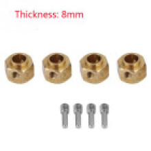 (8mm) Add Heavy Brass Weight Widening Hex Hubs For 110 Rc Crawler Trx4 Trx4 Traxxas