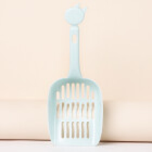 (Blue,259.5cm)Highquality Cat Scooper With Thickened Plastic Mesh Pet Waste Cleaning Tool