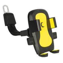 (Yellow)Motorcycle Stand Mobile Phone Fixing Tool Nylon Plastic Material Easy Navigation