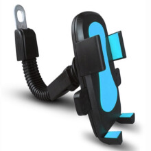 (Blue)Motorcycle Stand Mobile Phone Fixing Tool Nylon Plastic Material Easy Navigation