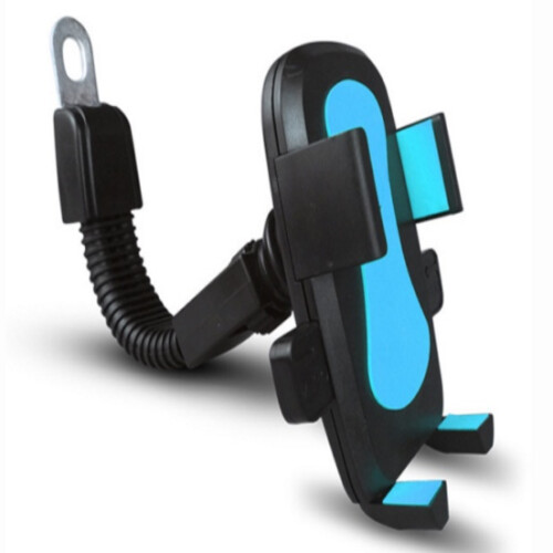 (Blue)Motorcycle Stand Mobile Phone Fixing Tool Nylon Plastic Material Easy Navigation