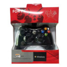 (Black) Pc For Xbox360 Tv Ps3 Gamepad Game Controller Usb Wired Feature Gift Vibration