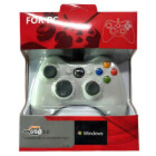 (White) Pc For Xbox360 Tv Ps3 Gamepad Game Controller Usb Wired Feature Gift Vibration
