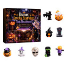 (Style 7)Halloween Resin Skeleton Ghost Pumpkin Figures Collection For Parties And Gift Exchanges