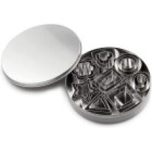 (24pcs)Kit cortador de galletas de acero inoxidable con formas geométricas para hornear en casa diversión