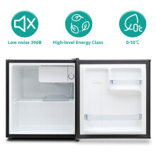 Smad Mini Fridge Counter Top Small Refrigerator Drinks Cooler Home Office 46L
