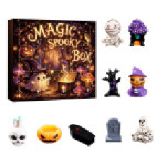 (Style 18)Halloween Resin Skeleton Ghost Pumpkin Figures Collection For Parties And Gift Exchanges