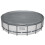 Bestway Bestway Poolabdeckung Ø4,88 m Rund Polyester Grau 1