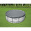 Bestway Bestway Poolabdeckung Ø3,66 m Rund Polyester Grau 1