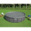 Bestway Bestway Poolabdeckung Ø6,1 m Rund Polyester Grau 1