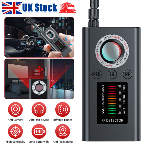 2025 Camera Detector Anti Spy Bug GPS Tracker Finder Scanner Device Hotel Car UK