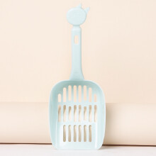 (Blue,259.5cm)Highquality Cat Scooper With Thickened Plastic Mesh Pet Waste Cleaning Tool