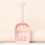 (Pink,259.5cm)Highquality Cat Scooper With Thickened Plastic Mesh Pet Waste Cleaning Tool 1