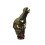 (Gold)Skull Shaped Cigarette Butt Filter Nozzle Nebulizer Durable Lightweight Tool 1