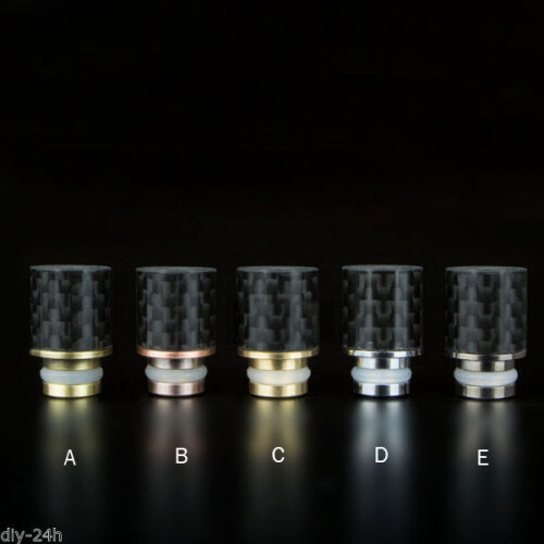 (Set)Black Smoking Mouthpiece Durable Material Electronic Cigarette Accessories Tool