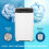 Automatic Portable Washing Machine Mini Washer/Spin Dryer Baby Laundry 3.5kg 1