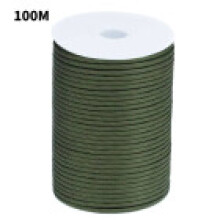 (Green)300 pés 100 m 4 mm 7 fios núcleo paracord cabo de paraquedas barraca de acampamento corda ao ar livre