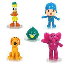 Cartoon Doll Pvc Action Figures Kids Toys Birthday Cake Topper Gift Toy 5pcs
