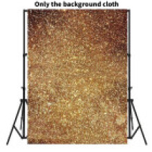 (90x150cm)Golden Glitter Studio Photography Backdrop Prop Tools For Wedding Christmas