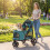 PawHut PawHut Dog Stroller, 3 Wheels Pet Stroller with Easy One-Click Quick Fold 1