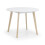 Casa Round Dining Table White/Oak 3