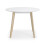 Casa Round Dining Table White/Oak 4