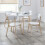 Casa Round Dining Table White/Oak 9