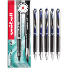 (Blue) uni-ball UMN-207 Retractable Rollerball Pen 0.7mm Nib, Pack of 5