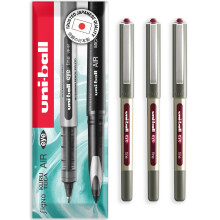 (Wine Red, 3) uni-ball EYE UB-157E Rollerball 0.7mm Pens