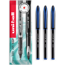 (Blue, 3) uni-ball AIR Micro 0.5mm Fine Rollerball Pen, UBA-188-M