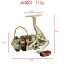 (2000) Reel Metal Spinning Aluminum Alloy Construction Freshwater Enthusiasts Fishing