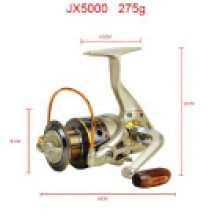 (5000) Reel Metal Spinning Aluminum Alloy Construction Freshwater Enthusiasts Fishing