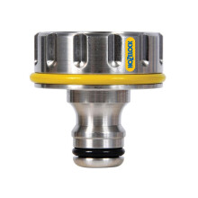 Hozelock Pro Metal Thread Tap Connector 1In - 100-000-490