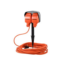 Faithfull Outdoor Ground Spike Socket 230V 15M 13A