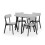 Casa Round Dining Table - Grey/Black 5