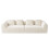 Modular Sectional Large Chenille Sofa Beige 11