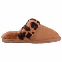 (UK4, Multi) ABSOLUTE FOOTWEAR Easy Slip On Open Back Genuine Sheepskin Mule Slipper