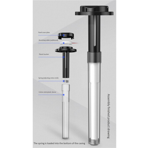 3X Atomizing Spray Plastic Bracket USB  Humidifier DIY Experiment Ultrasonic Atomization Bracket Without Atomizer