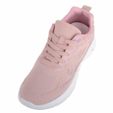 (UK4, Pale Pink) ABSOLUTE FOOTWEAR Lightweight Lace Up Sports Walking Leisure Trainer Sneakers