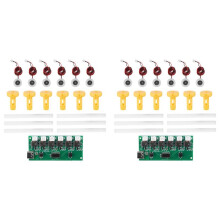 2X Type-C USB Humidifier DIY Kits Mist Maker and Driver Circuit Board 6 Fogger Atomization Film Atomizer Sheet(B)